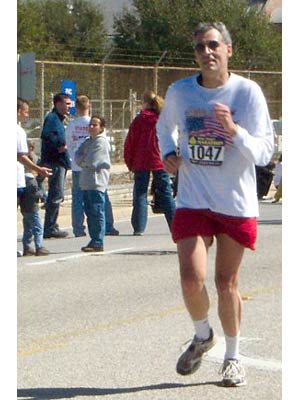 Tom Kelley - Completing the Blue Angel Marathon, Pensacola, Fla., Feb. 28, 2004 Tom Kelley - Completing the Blue Angel Marathon, Pensacola, Fla., Feb. 28, 2004